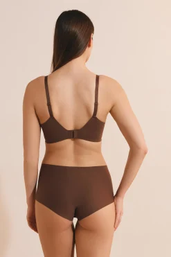 Soutien-gorge coques fines en microfibre