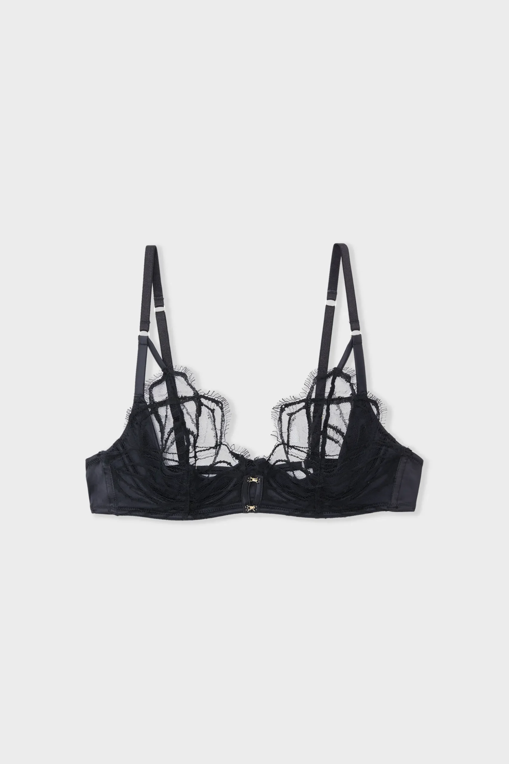 Soutien-gorge coques fines en dentelle