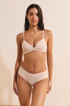 Soutien-gorge coques fines sans armatures en microfibre