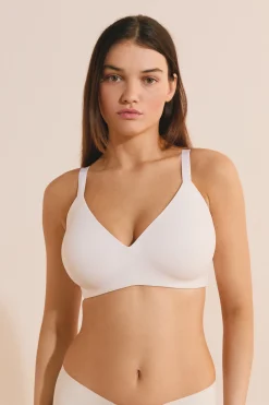 Soutien-gorge coques fines sans armatures en microfibre
