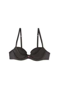 Soutien-gorge coques fines satiné avec charm