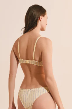 Soutien-gorge en coton à rayures