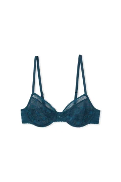 Soutien-gorge en dentelle avec bijou doré