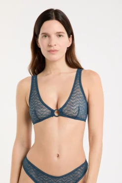 Soutien-gorge foulard en dentelle