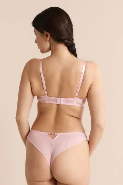 Soutien-gorge N.9 - Balconnet à broderie cœurs