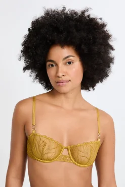 Soutien-gorge N.9 - Balconnet en broderie florale