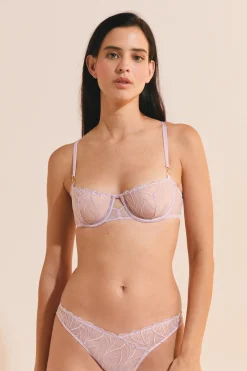 Soutien-gorge N.9 - Balconnet en broderie florale