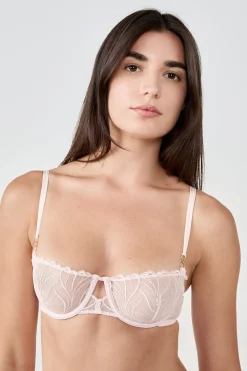 Soutien-gorge N.9 - Balconnet en broderie florale