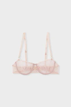 Soutien-gorge N.9 - Balconnet en broderie florale