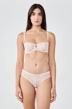 Soutien-gorge N.9 - Balconnet en broderie florale