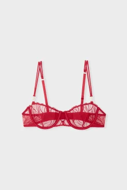 Soutien-gorge N.9 - Balconnet en broderie florale