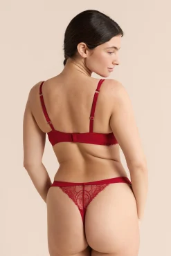 Soutien-gorge N.9 - Balconnet en dentelle et liens