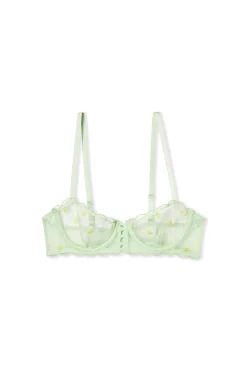 Soutien-gorge N.9 - Balconnet en tulle à motifs