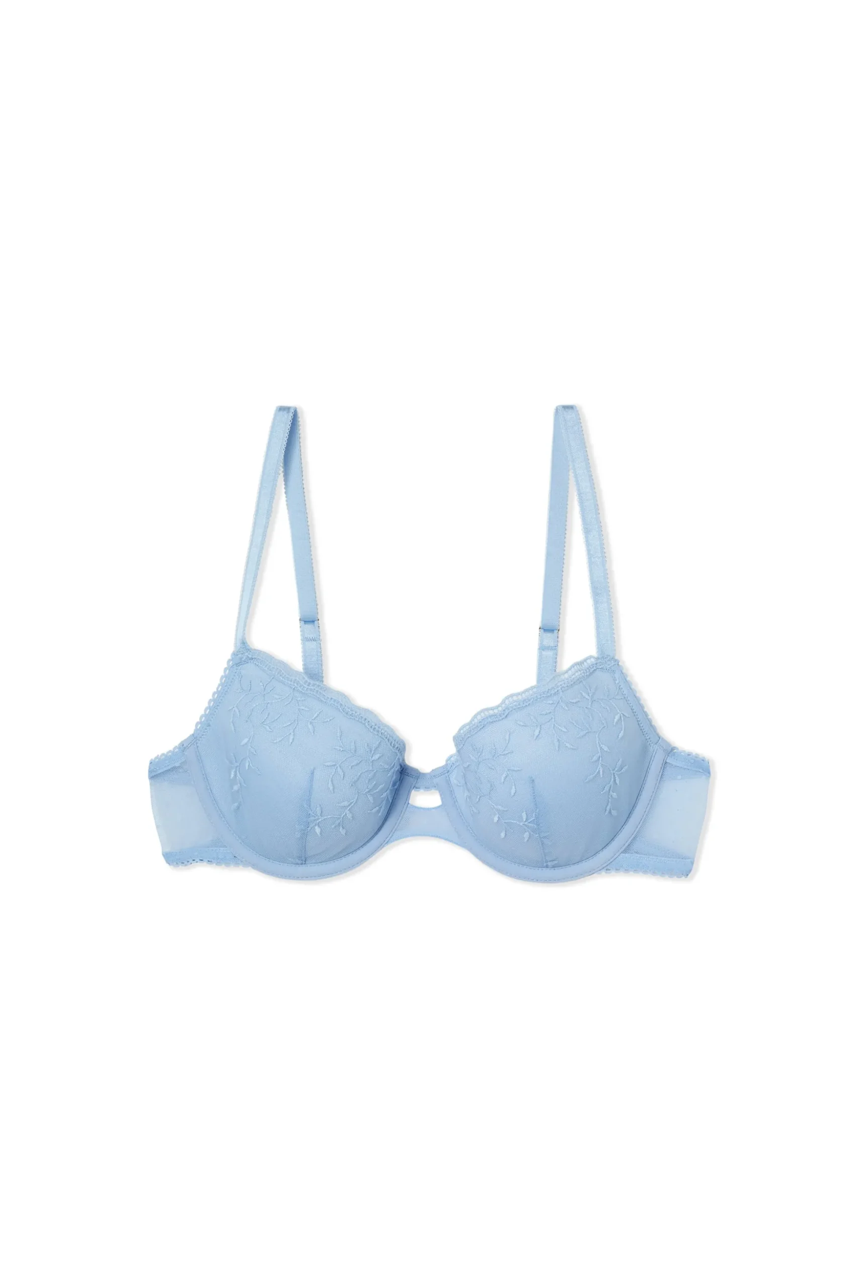 Soutien-gorge N.4 - Le coques fines avec broderie