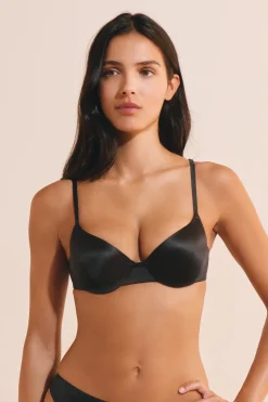 Soutien-gorge N.4 - Le coques fines 2 en 1 satiné