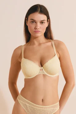 Soutien-gorge N.4 - Le coques fines avec broderie