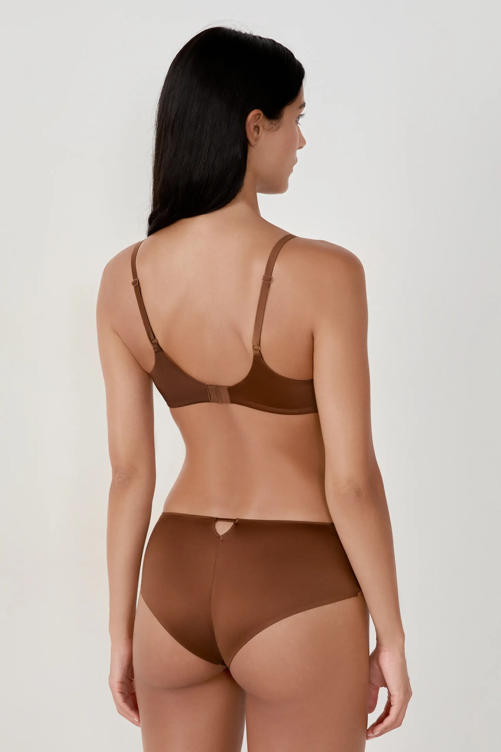 Soutien-gorge N.4 - Le coques fines 2 en 1 satiné