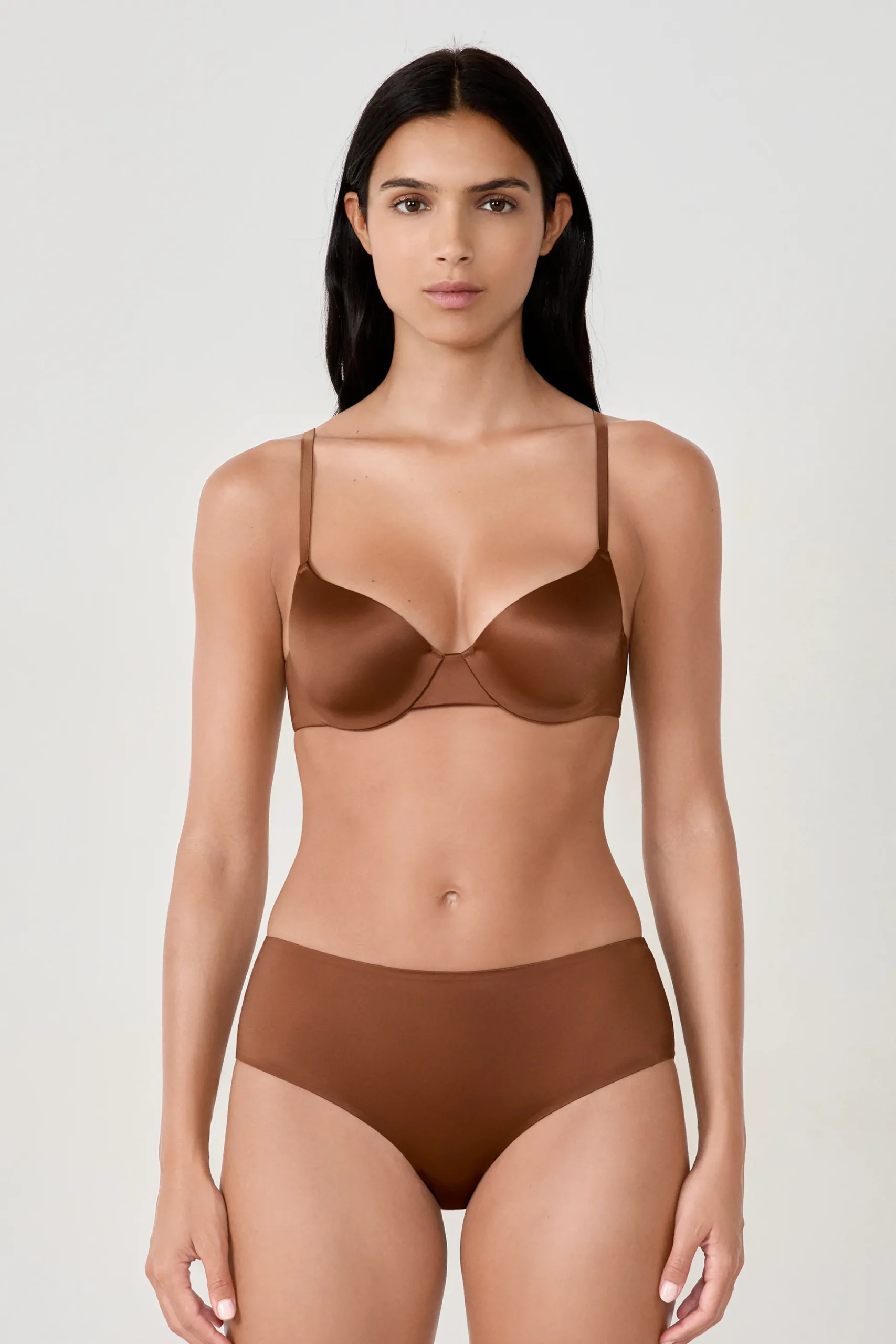 Soutien-gorge N.4 - Le coques fines 2 en 1 satiné