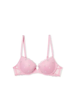 Soutien-gorge N.5 - Le coques fines plongeant à motifs