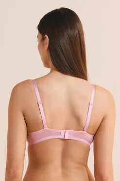 Soutien-gorge N.5 - Le coques fines plongeant à motifs