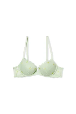 Soutien-gorge N.5 - Le coques fines plongeant à motifs