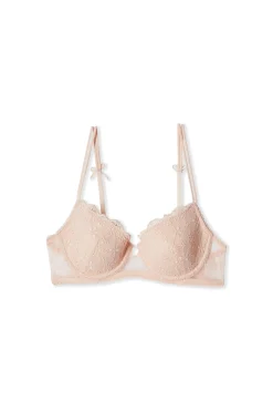 Soutien-gorge N.4 - Le coques fines avec broderie