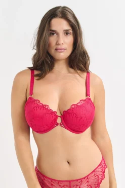 Soutien-gorge N.4 - Le coques fines en broderie florale