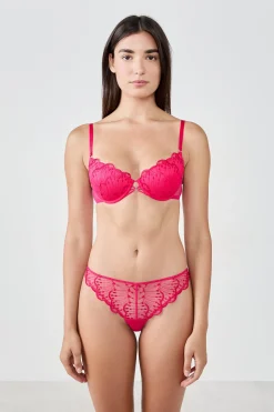 Soutien-gorge N.4 - Le coques fines en broderie florale
