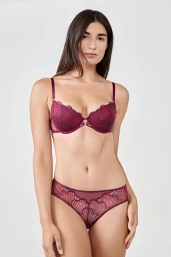 Soutien-gorge N.4 - Le coques fines en broderie florale
