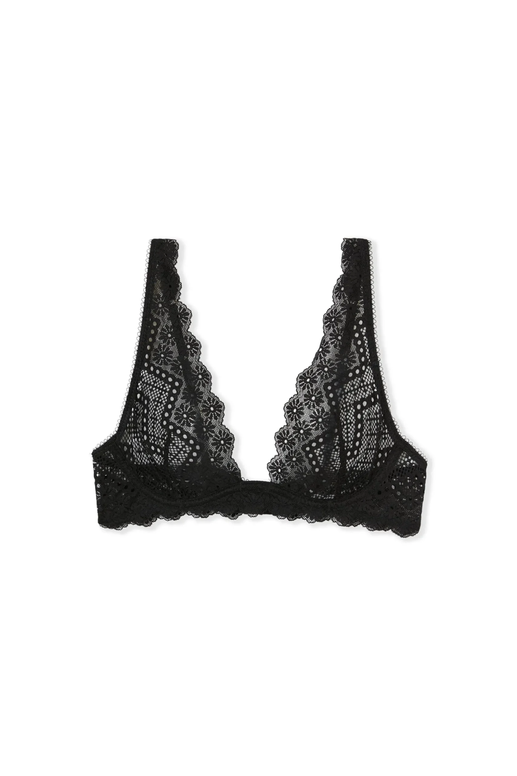 Soutien-gorge N.7 - Le corbeille foulard en dentelle