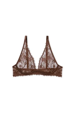 Soutien-gorge N.7 - Le corbeille foulard avec broderie