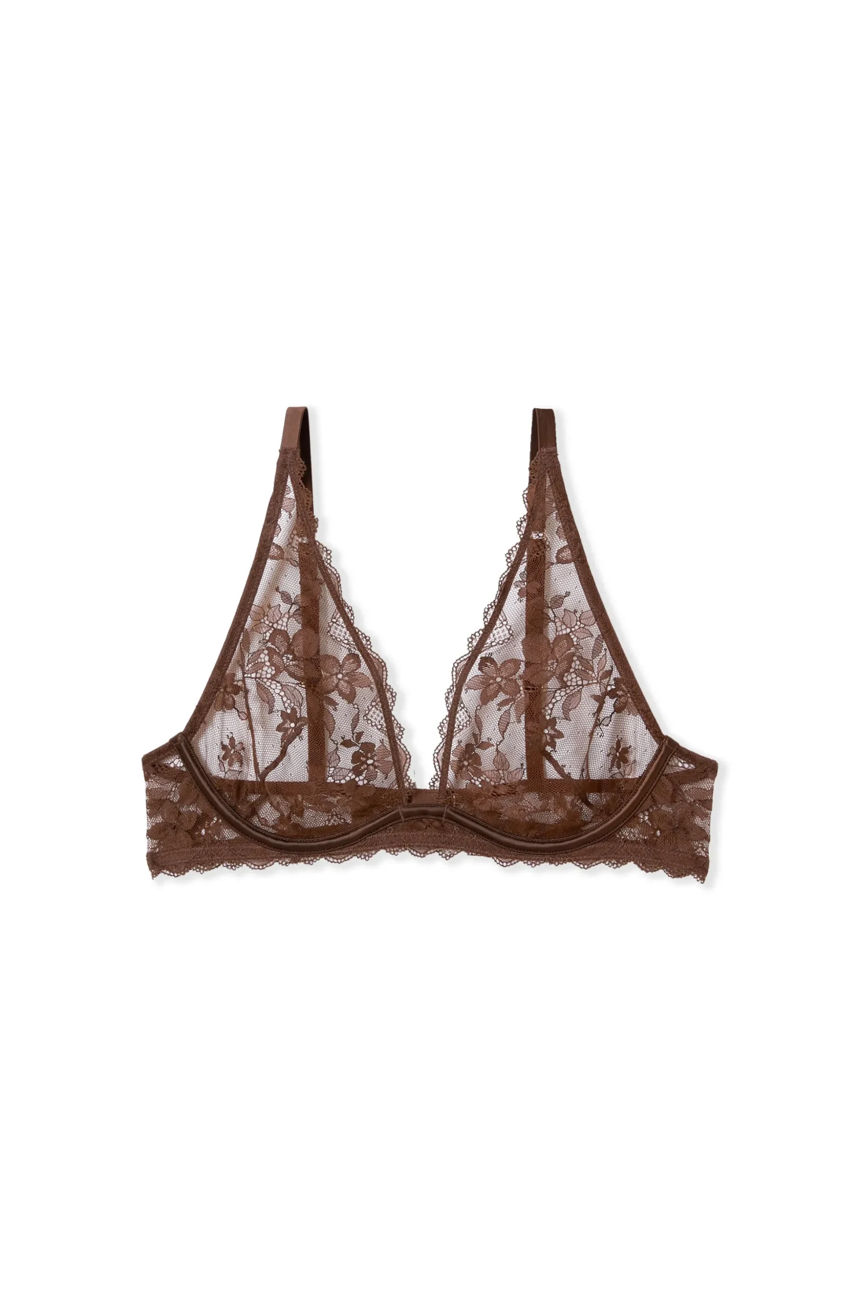 Soutien-gorge N.7 - Le corbeille foulard avec broderie