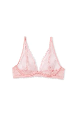 Soutien-gorge N.7 - Le corbeille foulard avec broderie