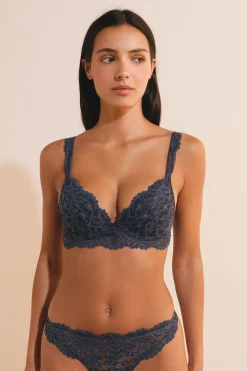 Soutien-gorge N.2 - Le push-up plongeant irisé