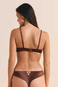 Soutien-gorge N.2 - Le push-up plongeant en broderie florale