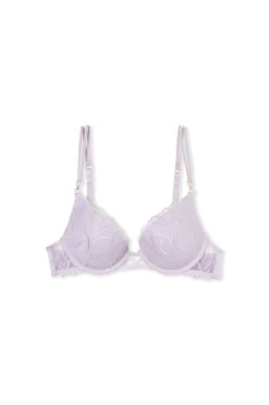 Soutien-gorge N.2 - Le push-up plongeant en broderie florale