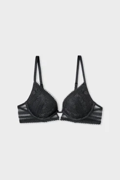 Soutien-gorge N.2 - Le push-up plongeant en dentelle