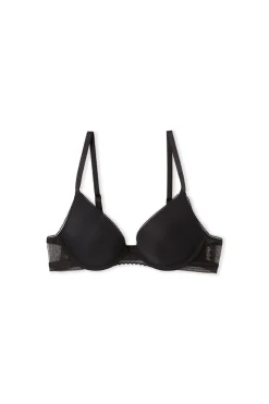 Soutien-gorge N.2 - Le push-up plongeant avec détails en dentelle