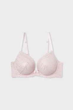 Soutien-gorge N.2 - Le push-up plongeant en dentelle irisée