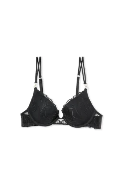 Soutien-gorge N.2 - Le push-up plongeant en broderie florale