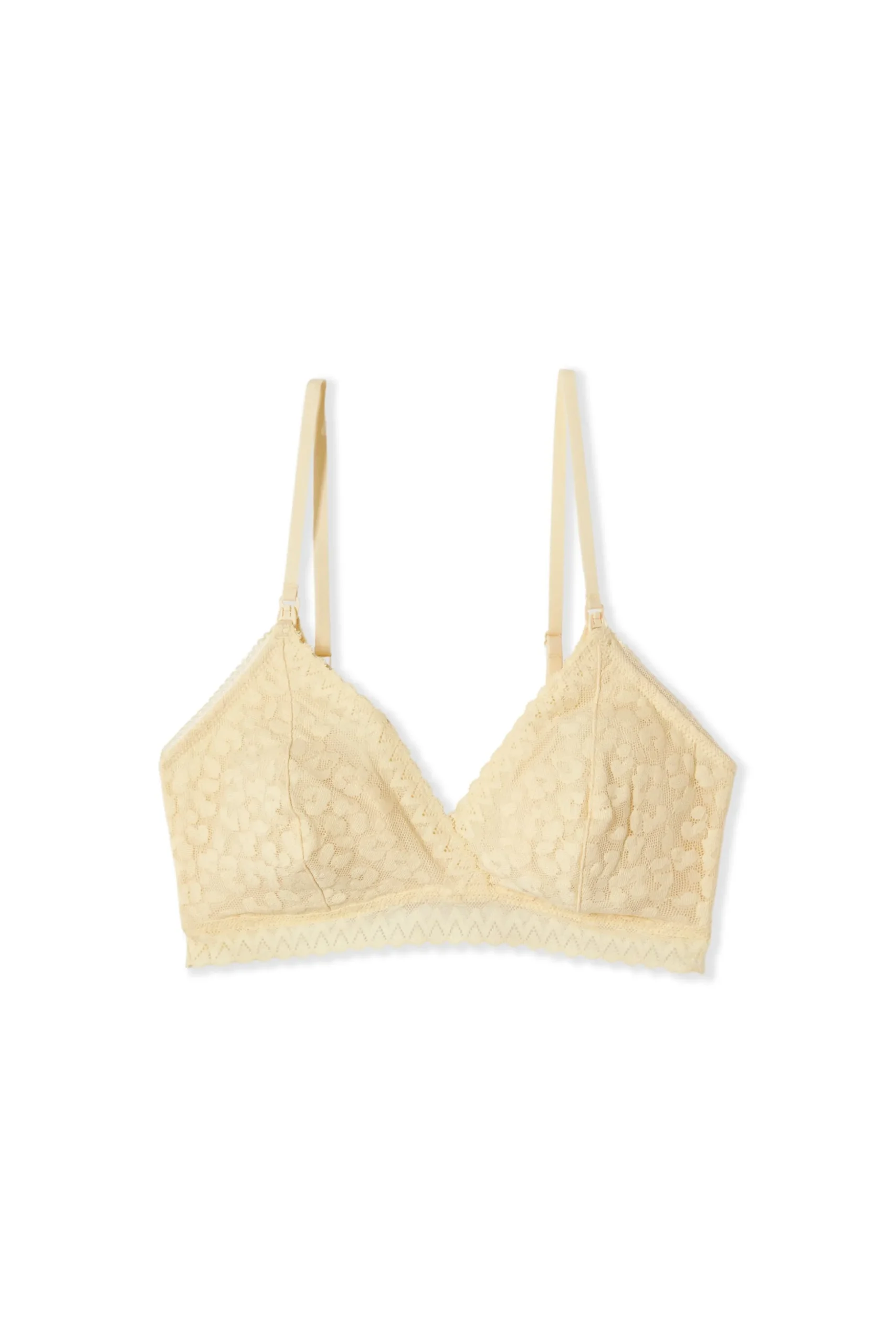 Soutien-gorge N.8 - Le triangle en coton avec clips d'allaitement et coussinets anti fuite