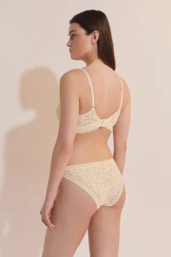 Soutien-gorge N.8 - Le triangle en coton avec clips d'allaitement et coussinets anti fuite