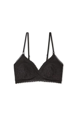 Soutien-gorge N.8 - Le triangle en coton avec clips d'allaitement et coussinets anti fuite