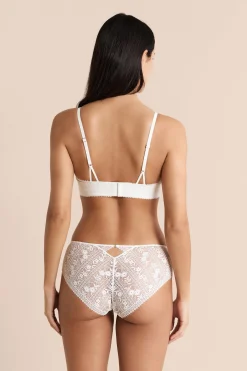 Soutien-gorge N.8 - Le triangle sans armatures en dentelle sans teinture