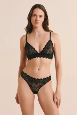 Soutien-gorge N.8 - Le triangle sans armatures en dentelle
