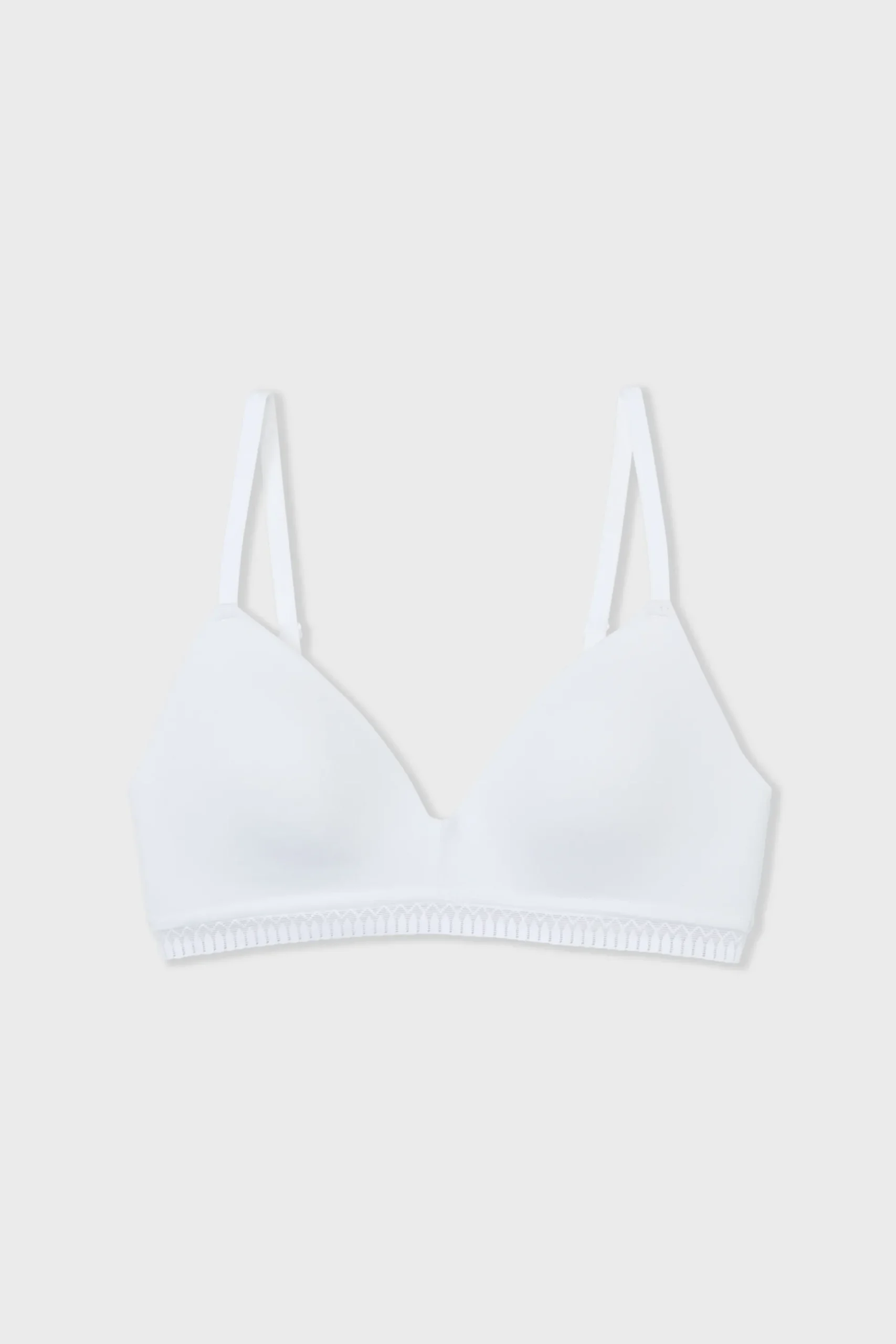Soutien-gorge sans armatures coques fines en coton biologique