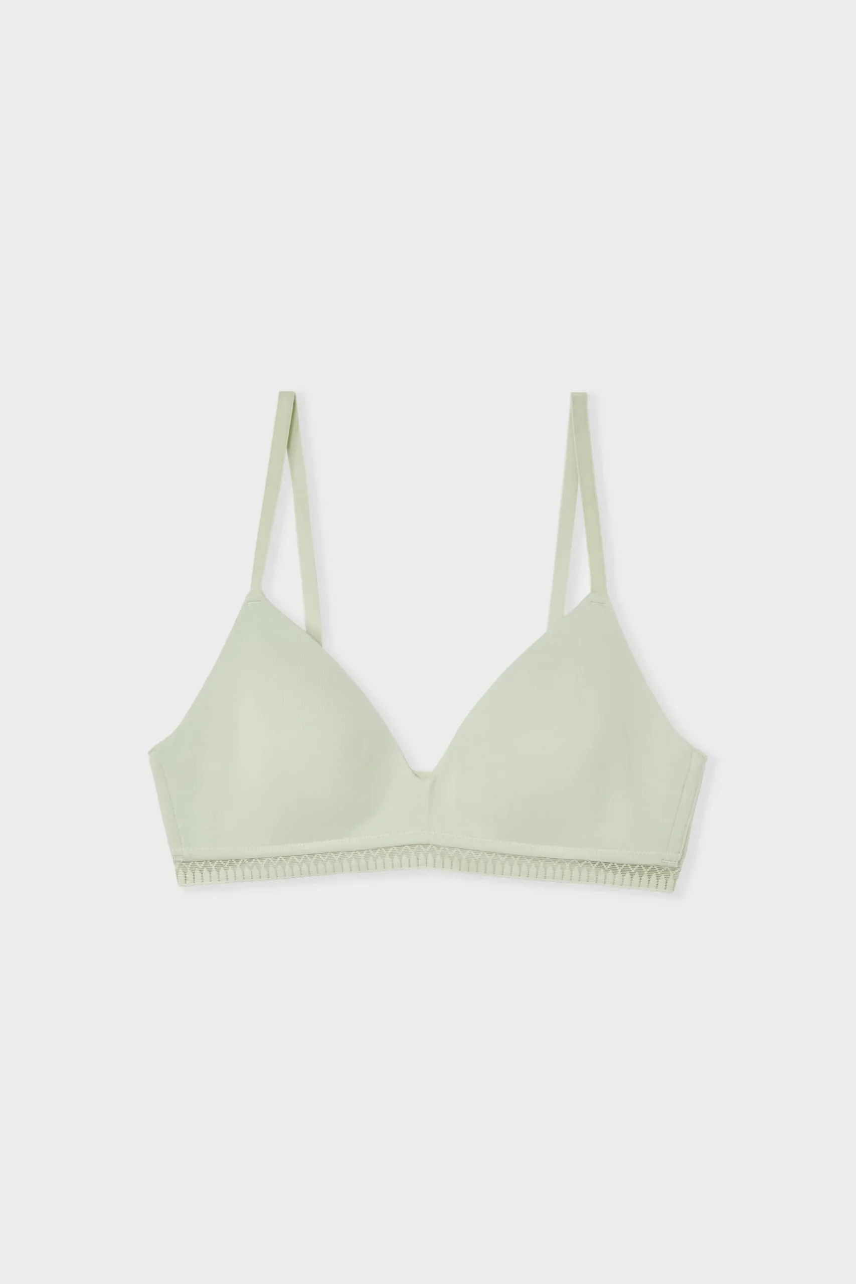 Soutien-gorge sans armatures coques fines en coton biologique