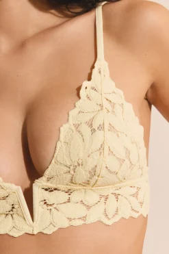 Soutien-gorge triangle avec dentelle