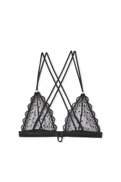 Soutien-gorge triangle en broderie