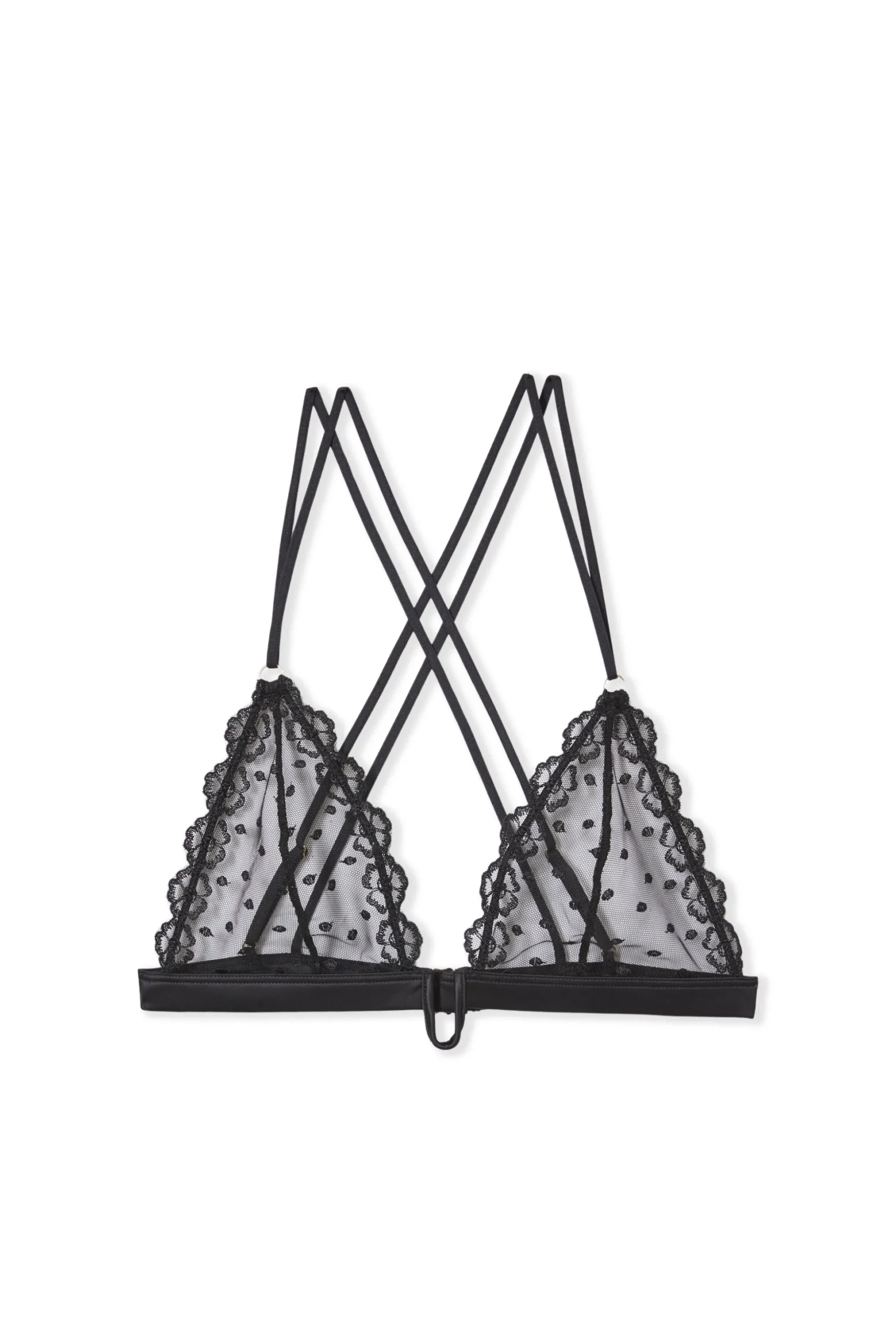 Soutien-gorge triangle en broderie